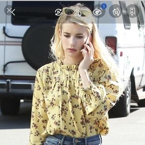 Aritzia | Wilfred Silk Floral Lourdes Blouse M